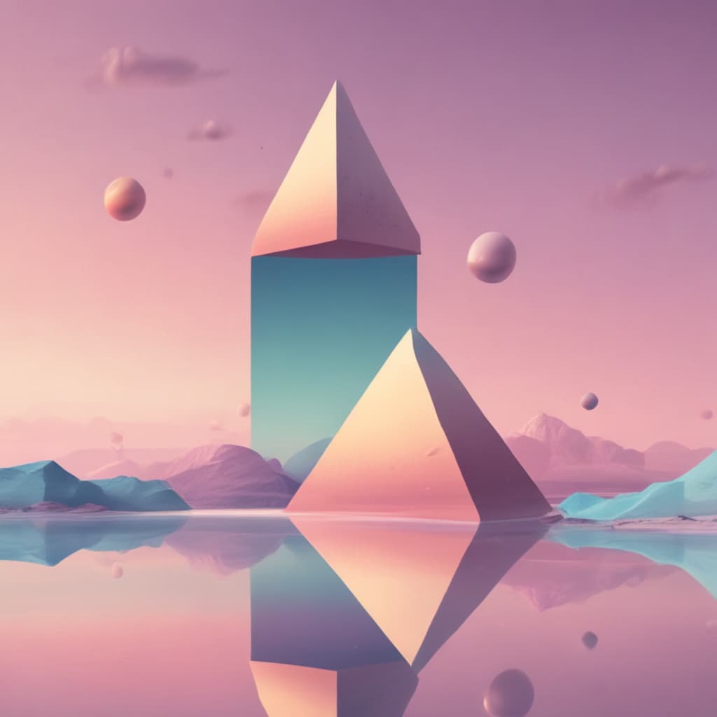 AI generated mountain landscape